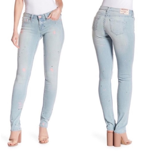 True Religion Denim - True Religion Paint Splatter Skinny Jeans